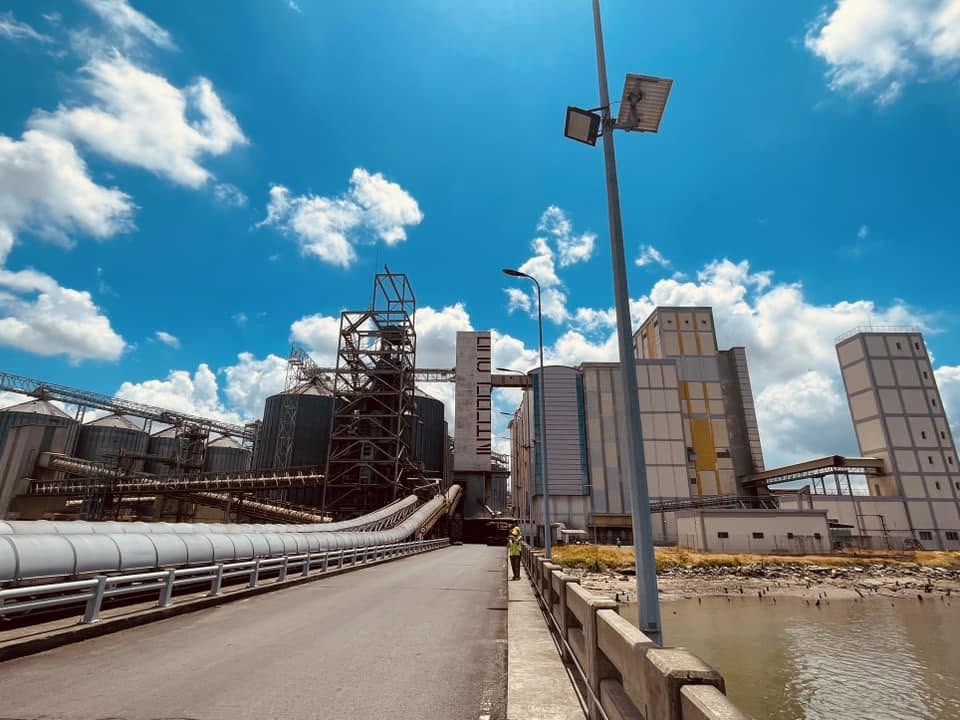 Toàn cảnh cụm nhà máy Interflour – Intermalt tại Cái Mép