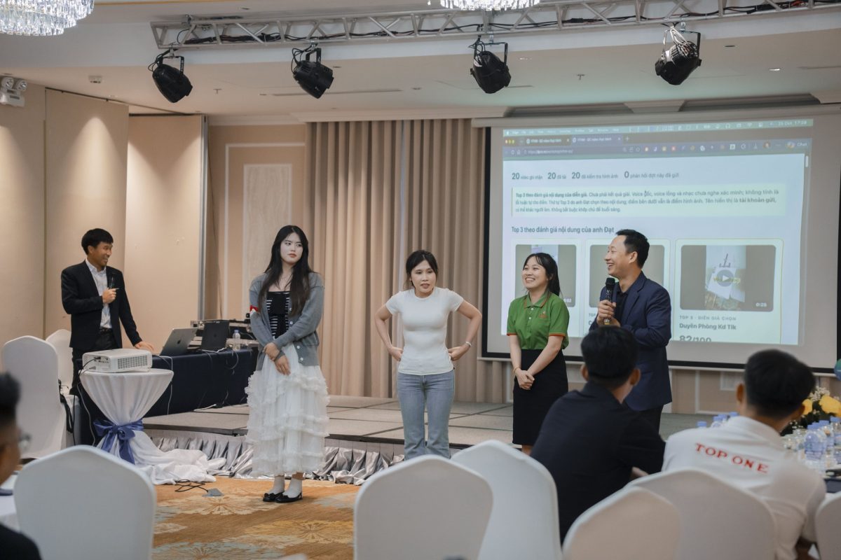 Giảng viên Nguyễn Bá Trung nhận xét Top 3 video thực hành