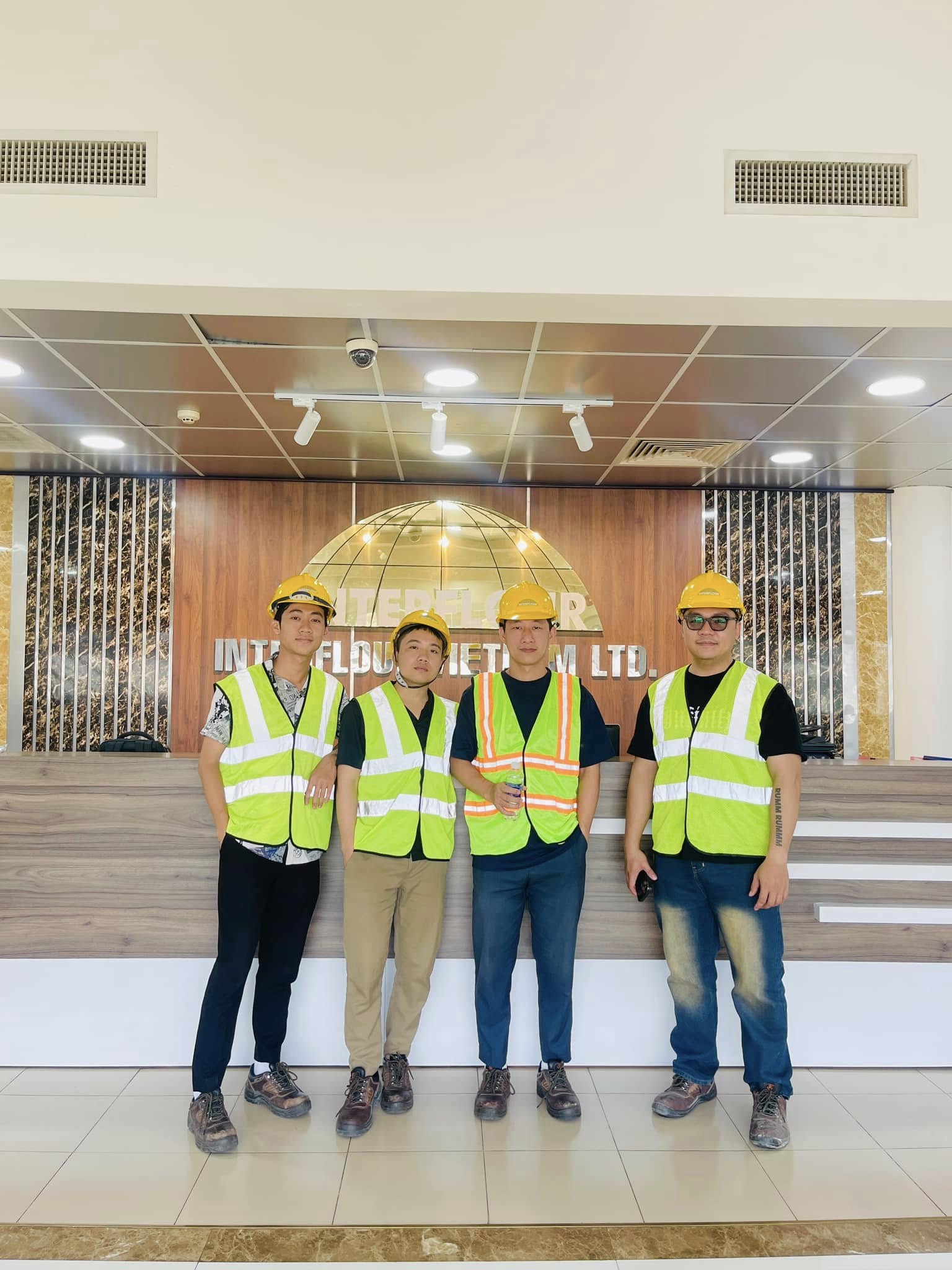 Ekip Plus Media VN tại sảnh Interflour Việt Nam